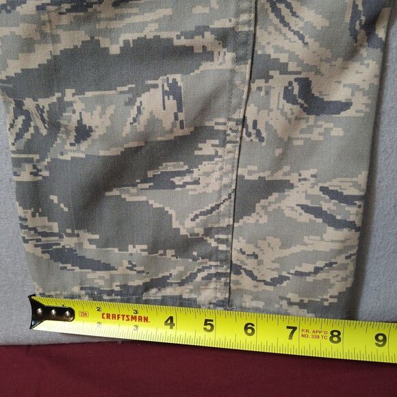 US Air Force ABU Utility Trousers Pants Mens 34x35 Green Beige Digital Camo - Picture 4 of 12